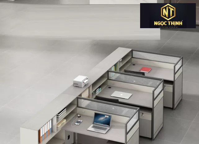 Tổng hợp bàn cụm làm việc 3-4 người đơn giản chất lượng và hiện đại tại Nội Thất Ngọc Thịnh